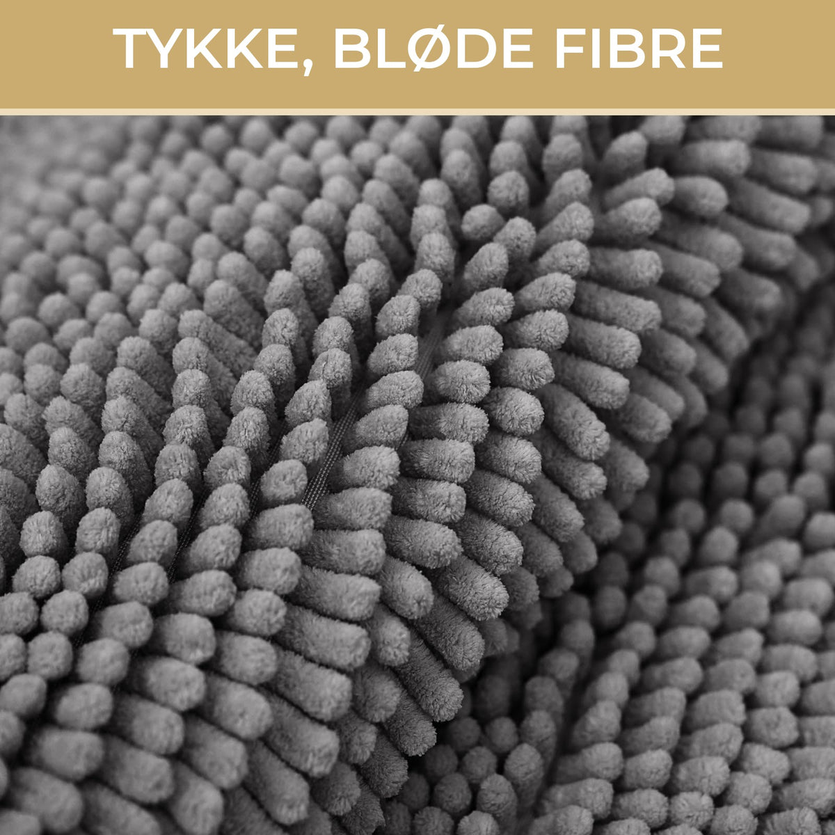 Tæt på dørmåttens tykke, bløde fibre